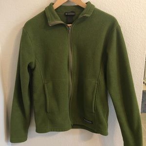 REI GREEN ZIP UP